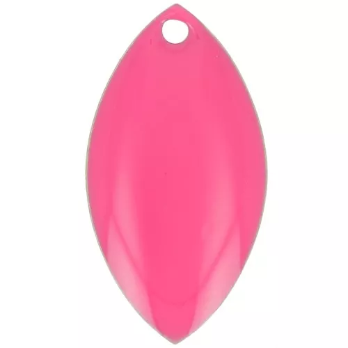 Zecchini in metallo e resina epossidica 19x10 mm - Rosa fluorescente x8