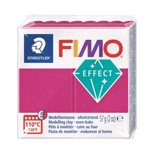 Pasta Fimo Effect 57gr - Bordeaux Metallic (n°021)