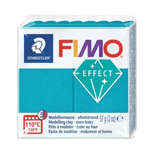 Pasta Fimo Effect 57gr - Turchese metallizzato (n°036)