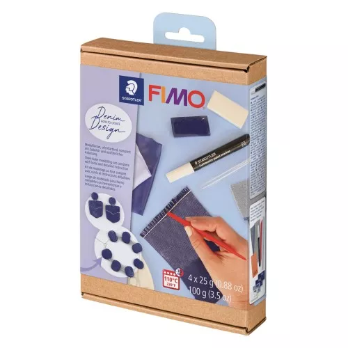 Kit di modellazione Fimo Soft - Effetto jeans