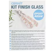 Kit di resina epossidica Cernit Finish Glass - Trasparente x180ml