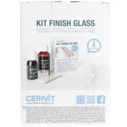 Kit di resina epossidica Cernit Finish Glass - Trasparente x180ml