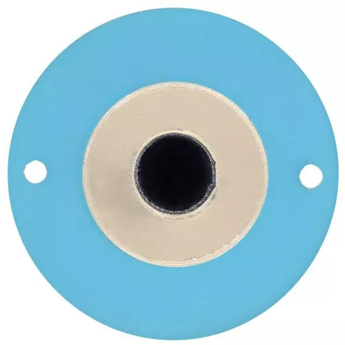 Distanziatore rotondo in plexiglas da 25 mm - occhio - blu - oro x1