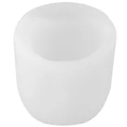 Stampo in silicone per realizzare un vaso con disegno di gufo in resina 8,3x9,2 cm