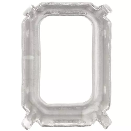 Castone Rettangolo 4610 et 4627 mm. 18x13 argento