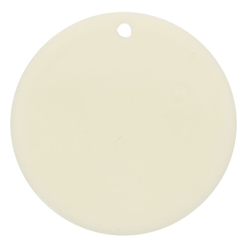 Pendente rotondo in acrilico opaco 30 mm - Ecrù x1