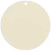 Pendente rotondo in acrilico opaco 40 mm - Ecrù x1