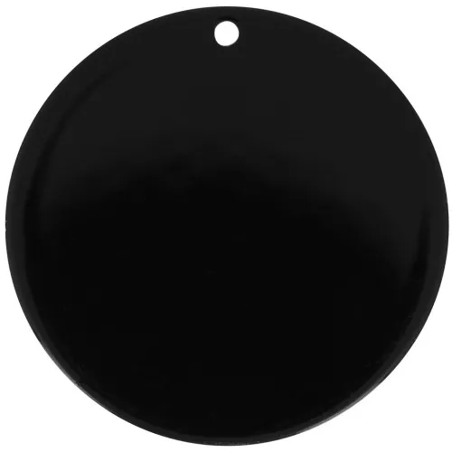 Pendente rotondo opaco in acrilico 40 mm - Nero x1