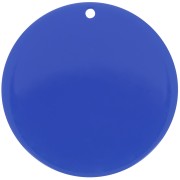 Pendente rotondo in acrilico trasparente 40 mm - Royal Blue x1|raw }}