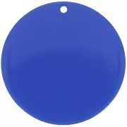 Pendente rotondo in acrilico trasparente 40 mm - Royal Blue x1