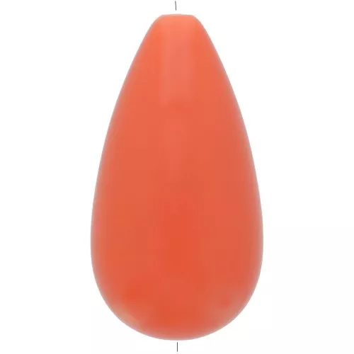 Perla in resina opaca 30x16 mm - Terracotta x1