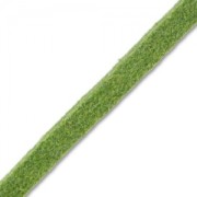 Laccetto imitazione pelle scamosciata 3x1.3 mm Verde anice con paillettes x 3 m|raw }}
