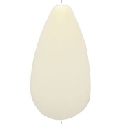 Perla di resina opaca 30x16 mm - Ecrù x1|raw }}