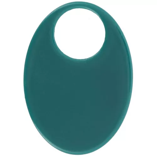 Pendente ovale opaco in acrilico 45x32 mm - Verde bottiglia x1