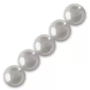 Perles nacrées PureCrystal 5810 12 mm Light Grey Pearl x4