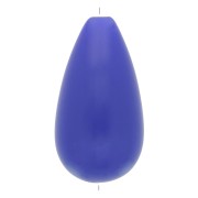 Perla di resina opaca 26x14 mm - Blu scuro x1|raw }}