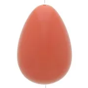 Perla di resina opaca 31x22 mm - Terracotta x1