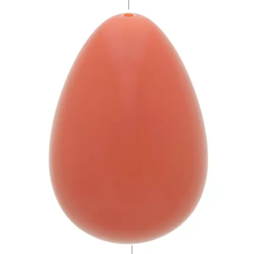 Perla di resina opaca 31x22 mm - Terracotta x1