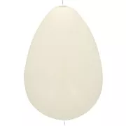 Perle - Perla di resina opaca 31x22 mm - Ecrù x1 Perla di resina opaca 31x22 mm - Ecrù x1