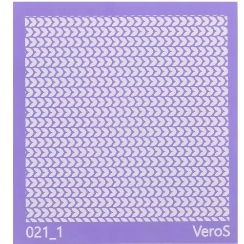 Silk Screen VeroS per pasta polimerica 90x90mm disegno spighe di grano n°021_1 x1