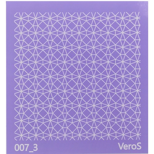 Silk Screen VeroS per pasta polimerica 90x90 mm - disegno tesselles n°007_3 x1
