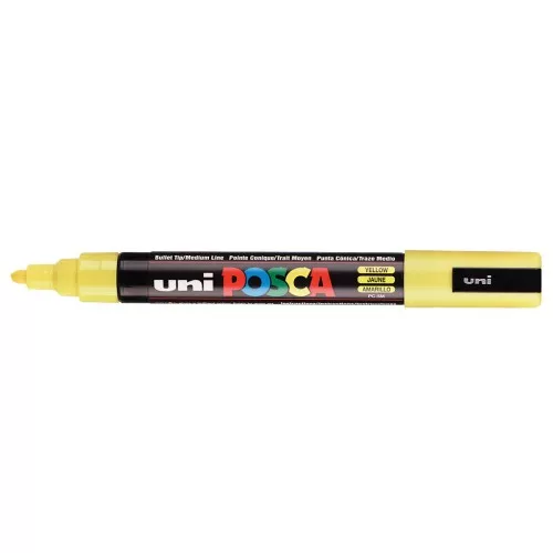 Pennarello Posca punta media 2,5 mm - Giallo x1