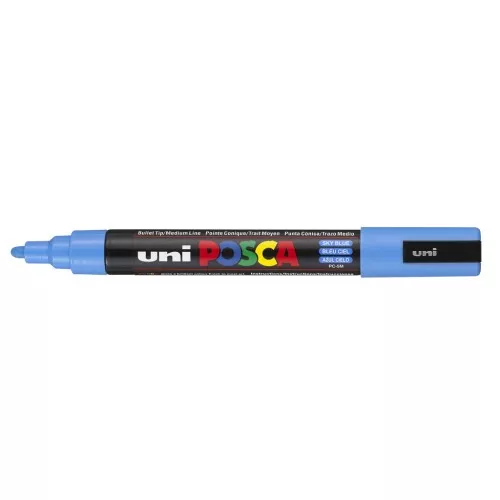 Pennarello Posca punta media 2,5 mm - Azzurro x1