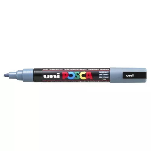 Pannarello Posca punta media 2,5 mm - Grigio ardesia x1