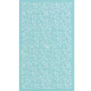 Silk Screen per pasta polimerica 80x140 mm - motivo a foglie x1