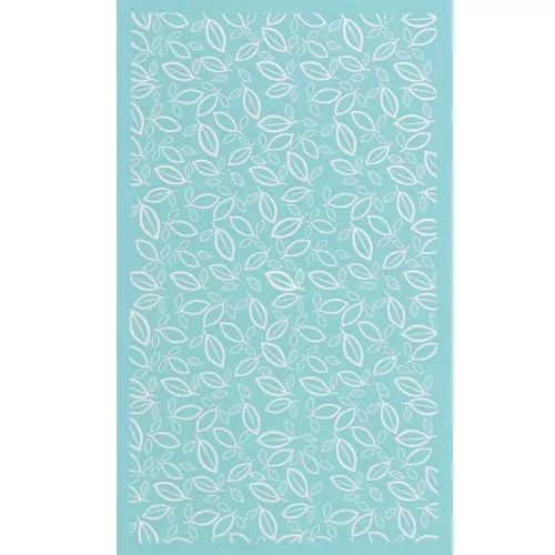 Silk Screen per pasta polimerica 80x140 mm - motivo a foglie x1