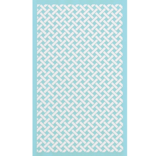 Silk Screen per pasta polimerica 80x140 mm - Disegno a intreccio di vimini x1