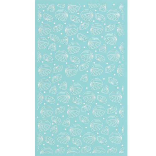 Silk Screen per pasta polimerica 80x140 mm - motivo conchiglia 1 x1
