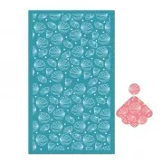 Silk Screen per pasta polimerica 80x140 mm - motivo conchiglia 1 x1