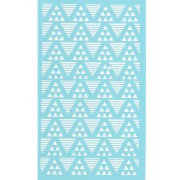 Silk Screen per pasta polimerica 80x140 mm - motivo Triangoli x1|raw }}