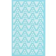 Silk Screen per pasta polimerica 80x140 mm - motivo Triangoli x1