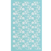 Silk Screen per pasta polimerica 80x140 mm - Island flowers x1