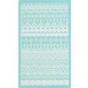 Silk Screen per pasta polimerica 80x140 mm - motivo etnico 1 x1|raw }}