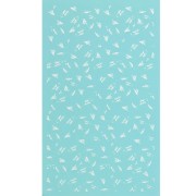 Silk Screen per pasta polimerica 80x140 mm - Disegno di piccole piume x1|raw }}
