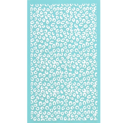 Silk Screen per pasta polimerica 80x140 mm - motivo leopardo x1