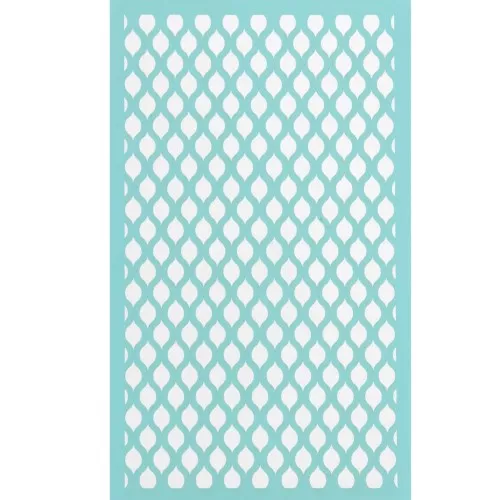 Silk Screen per pasta polimerica 80x140 mm - motivo orientale x1