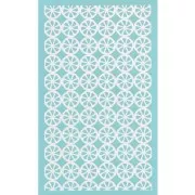 Silk Screen per pasta polimerica 80x140 mm - Motivo mezza arancia x1