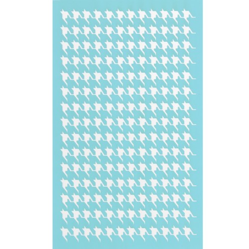 Silk Screen per pasta polimerica 80x140 mm - motivo pied-de-poule x1
