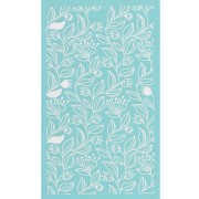 Silk Screen per pasta polimerica 80x140 mm - Motivo floreale 2 x1