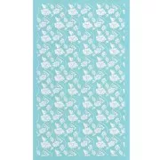 Silk Screen per pasta polimerica 80x140 mm - Fiori x1