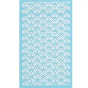 Silk Screen per pasta polimerica 80x140 mm - motivo orientale 1 x1