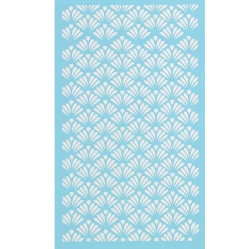 Silk Screen per pasta polimerica 80x140 mm - motivo orientale 1 x1