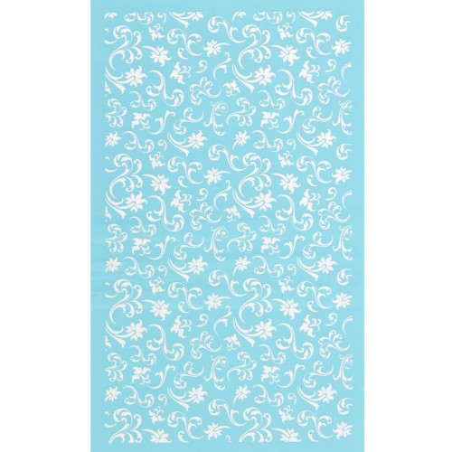 Silk Screen per pasta polimerica 80x140 mm - motivo arabesco x1