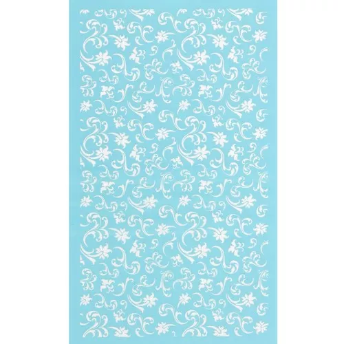 Silk Screen per pasta polimerica 80x140 mm - motivo arabesco x1