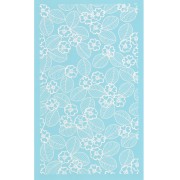 Silk Screen per pasta polimerica 80x140 mm - Foglie e fiori x1|raw }}