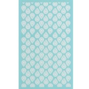 Silk Screen per pasta polimerica 80x140 mm - Modello a goccia x1|raw }}